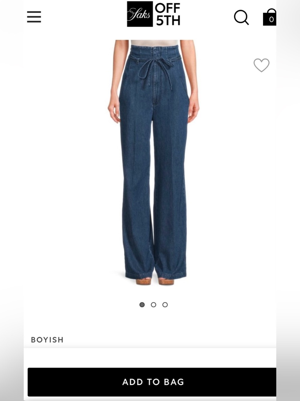 New NWT Designer Boyish Jones Belted Jeans Denim Like Crazy Soft Relaxed 27